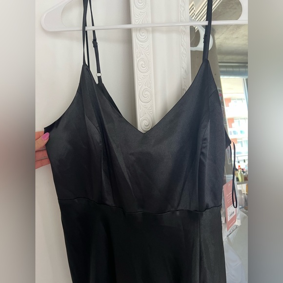 Birdy Grey Jay Satin Dress in Black size XL - Picture 9 of 11
